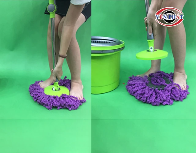 Tháo rời bông lau ra khỏi cán 