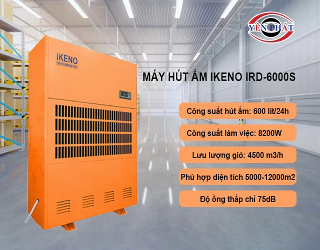 công suất hút ẩm lớn