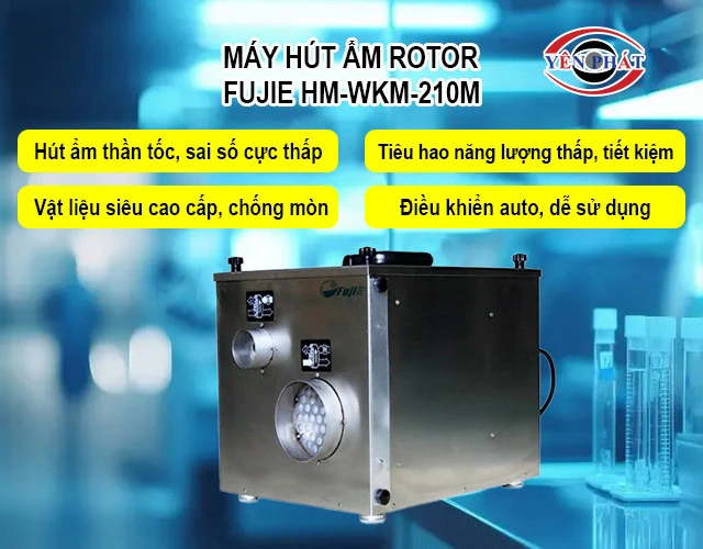 ưu điểm của máy hút ẩm rotor Fujie HM-WKM-210M
