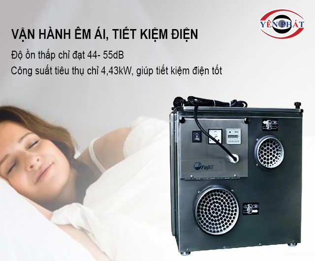 vận hành êm ái, độ ồn thấp