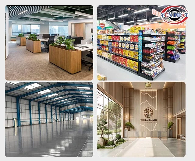 ứng dụng Cây gạt nước sàn nhà inox