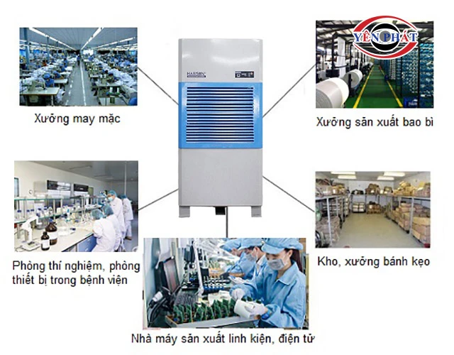 ứng dụng máy hút ẩm Harison HD-192B
