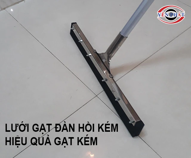 lưỡi gạt sàn đàn hồi kém