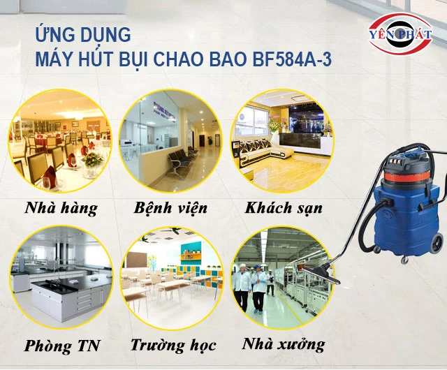 ứng dụng của Máy hút bụi Chao Bao BF584A-3