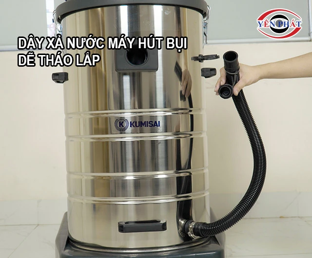 dây xả nước máy hút bụi dễ tháo lắp