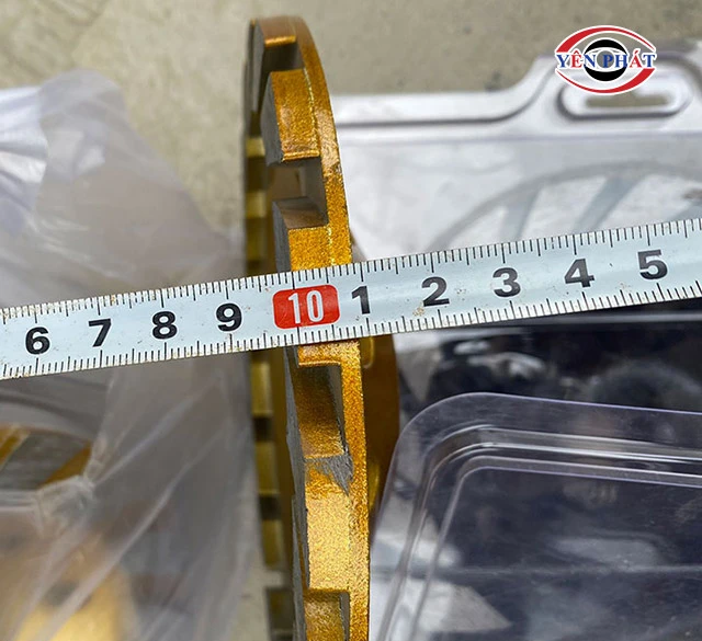 độ dày của đĩa mài bóng bê tông HGP 150mm 