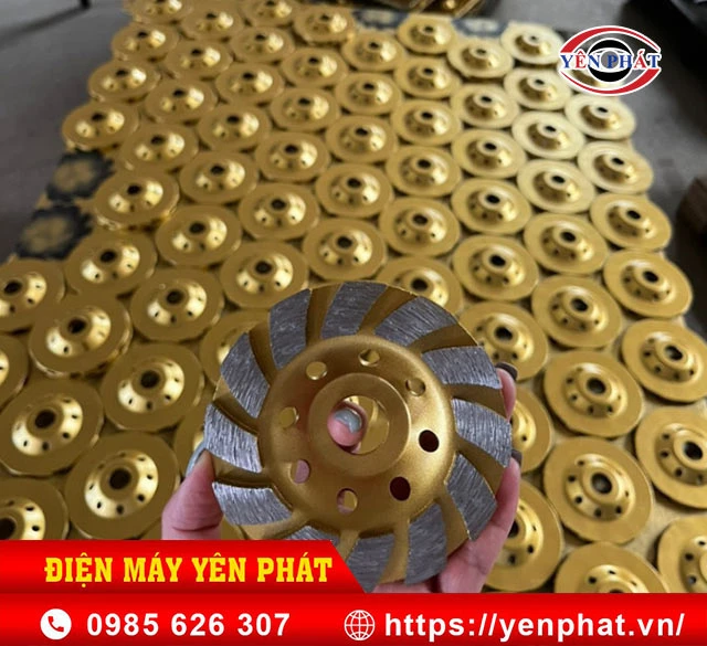 yên phát cung cấp đĩa mài bóng bê tông HGP 150mm giá rẻ