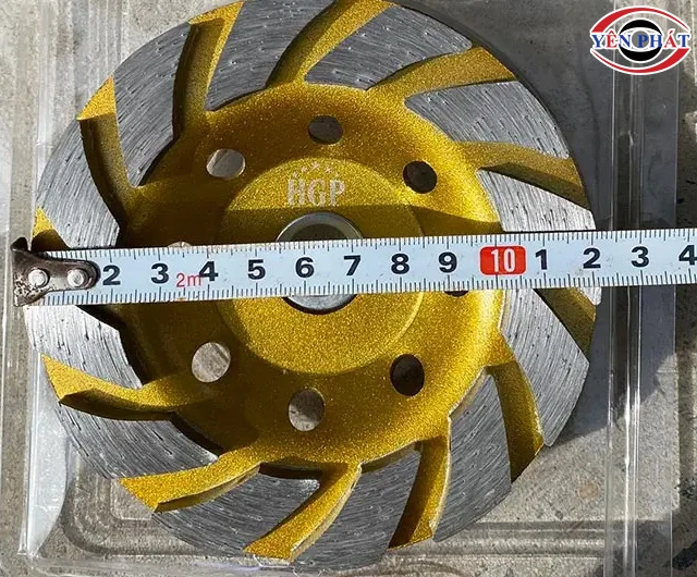 Đường kính đĩa mài sàn bê tông HGP 125mm