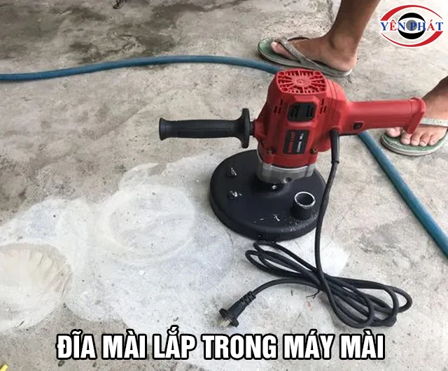 Ứng dụng đĩa mài sàn bê tông HGP 125mm