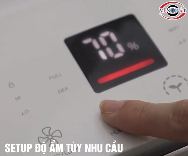 Cài độ ẩm máy hút ẩm Edison ED-27BE