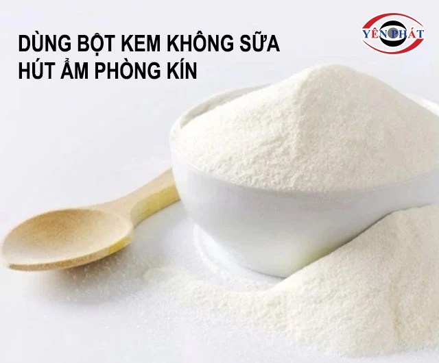 Sử dụng bột kem không sữa