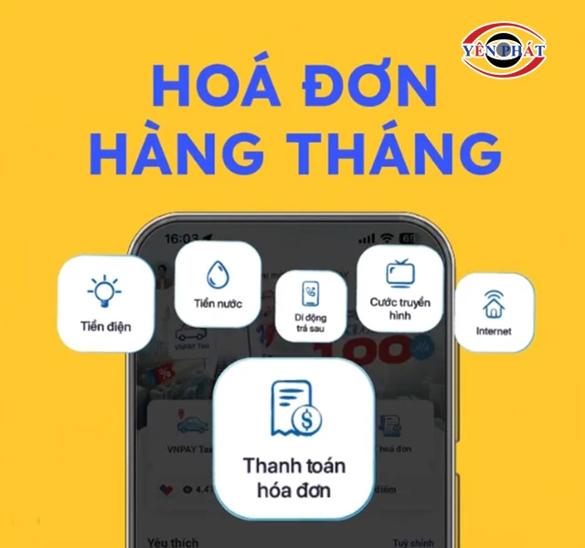 Chi phí điện nước hàng tháng