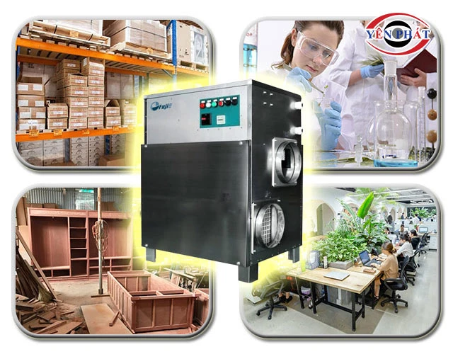 ứng dụng của máy hút ẩm rotor FujiE HM-WKM-1500M