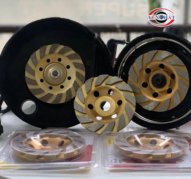 đĩa mài bê tông 125mm tương thích nhiều máy mài