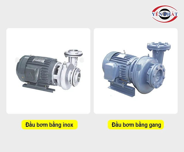 phân loại máy bơm nước Teco theo chất liệu