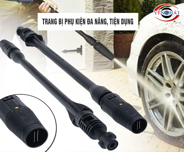 Trang bị phụ kiện đa năng, tiện dụng