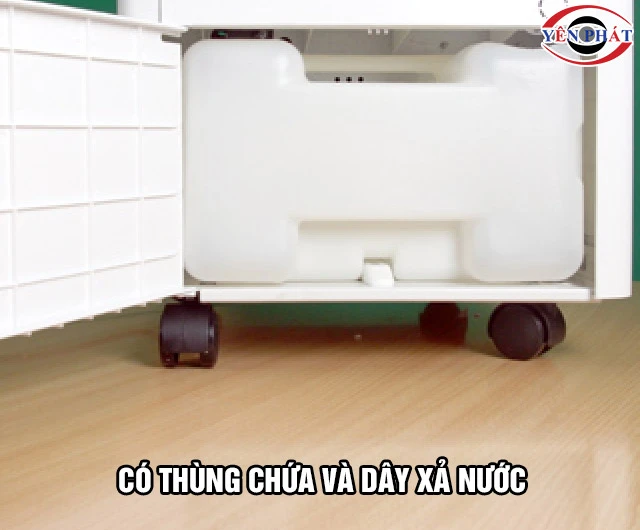 Cách xả nước máy hút ẩm công nghiệp FujiE HM-588D