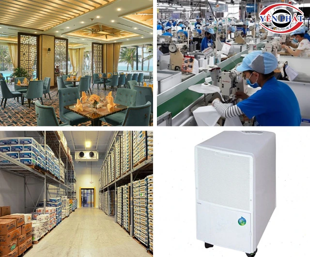 Ứng dụng máy hút ẩm công nghiệp FujiE HM-588D