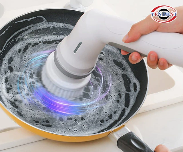  Bàn chải điện để chà rửa