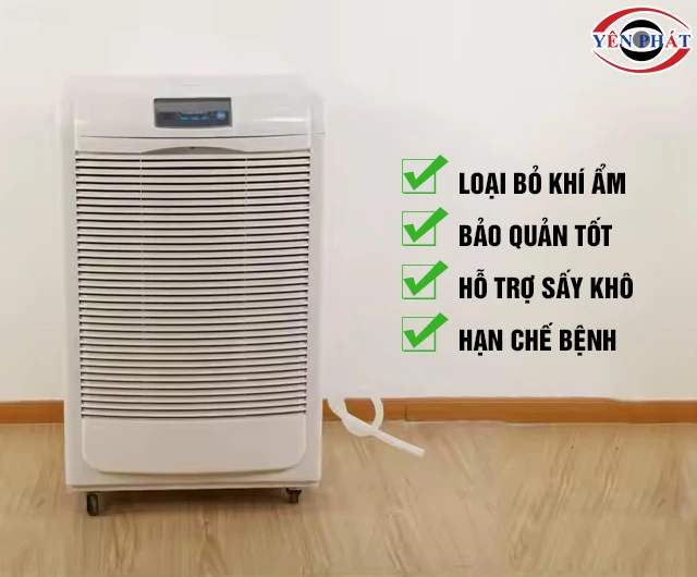 Lợi ích máy hút ẩm công nghiệp FujiE HM-6105EB