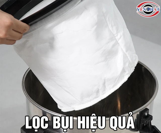 Túi lọc bụi máy hút bụi công nghiệp 15l, 30l lọc bụi hiệu quả