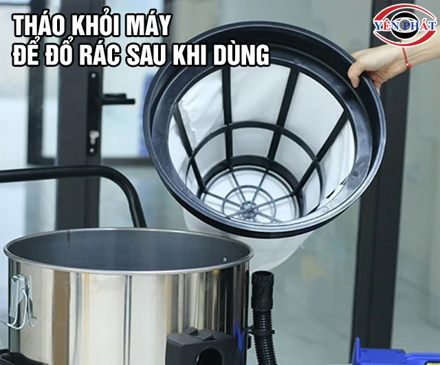 Vệ sinh túi lọc bụi 70l, 80l