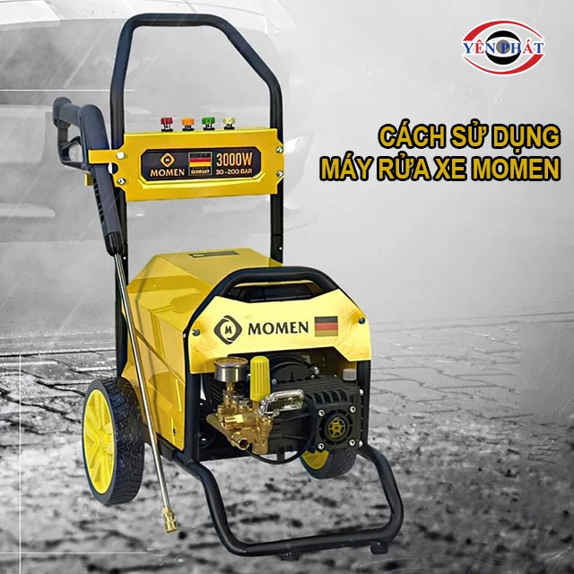 Cách sử dụng máy phun rửa xe Momen
