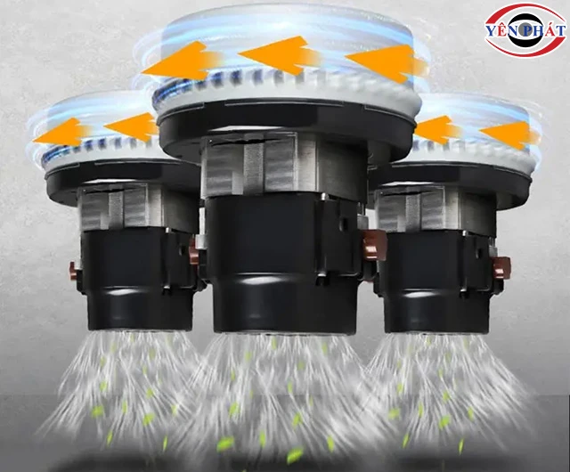 Công suất máy hút bụi bao nhiêu là mạnh