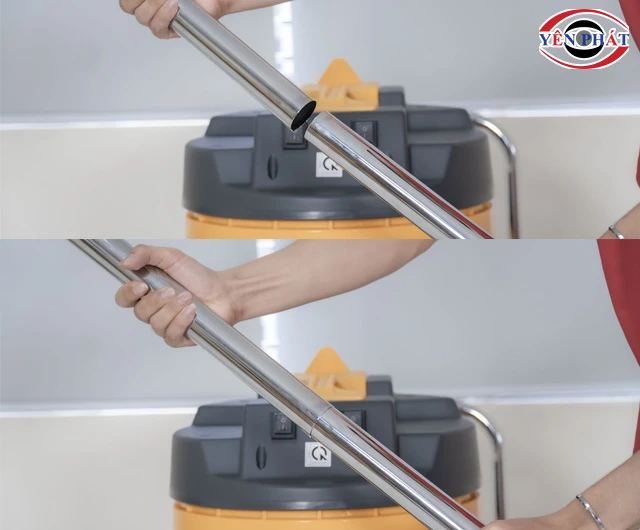 Nối ống dẫn hướng inox máy hút bụi 30L 70L 80L