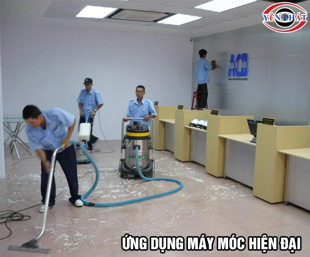 vệ sinh công nghiệp Bình Dương hiện đại