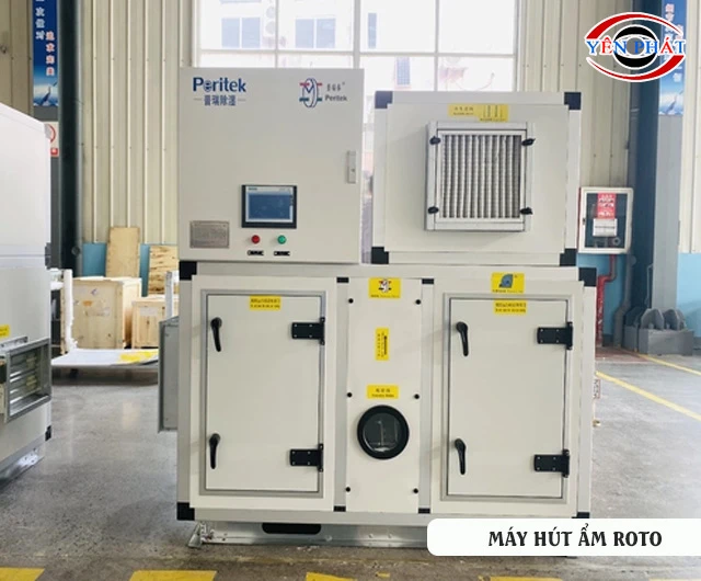 Máy hút ẩm roto có hiệu suất lớn