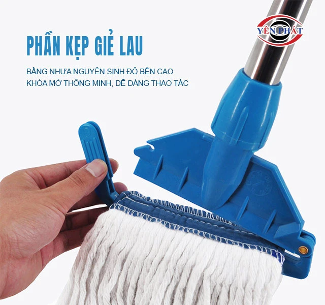 Thiết kế dạng kẹp bông dễ tháo rời