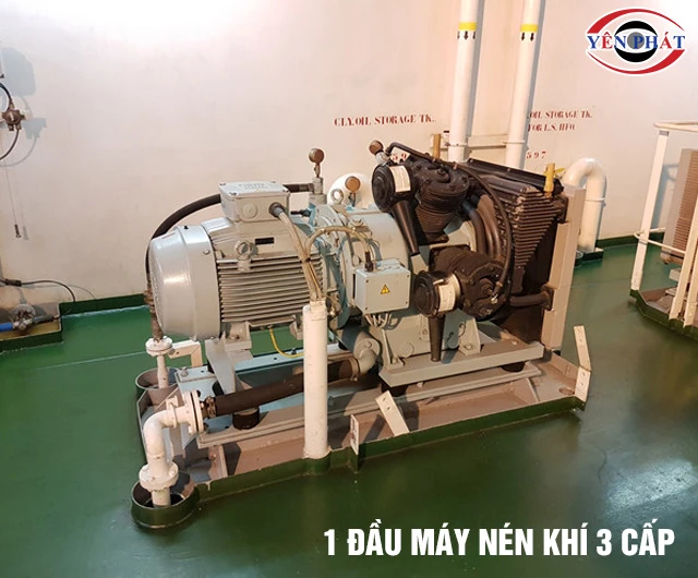 Ví dụ máy nén khí 3 cấp