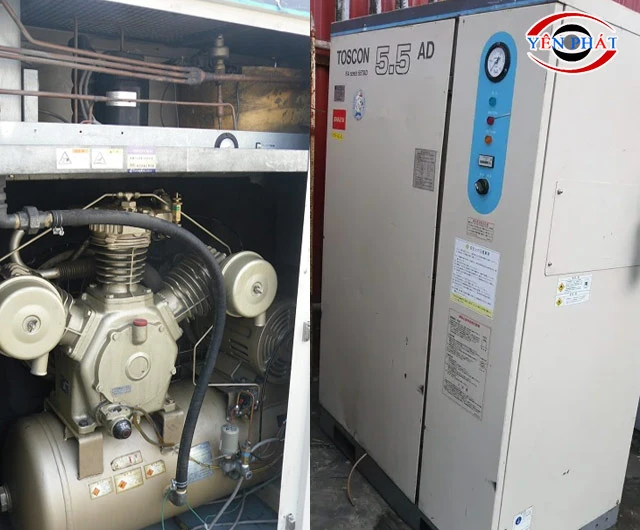 Máy hơi nén Toshiba 5.5kw + sấy khí
