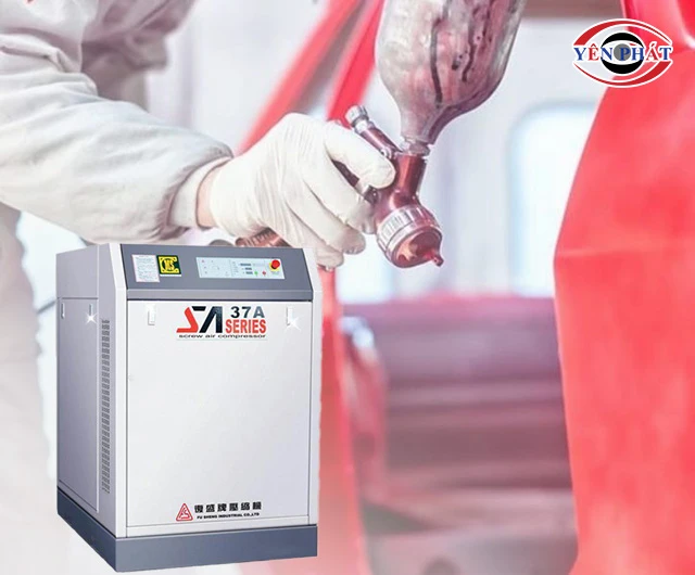 ứng dụng máy nén hơi trục vít Fusheng SA-37A
