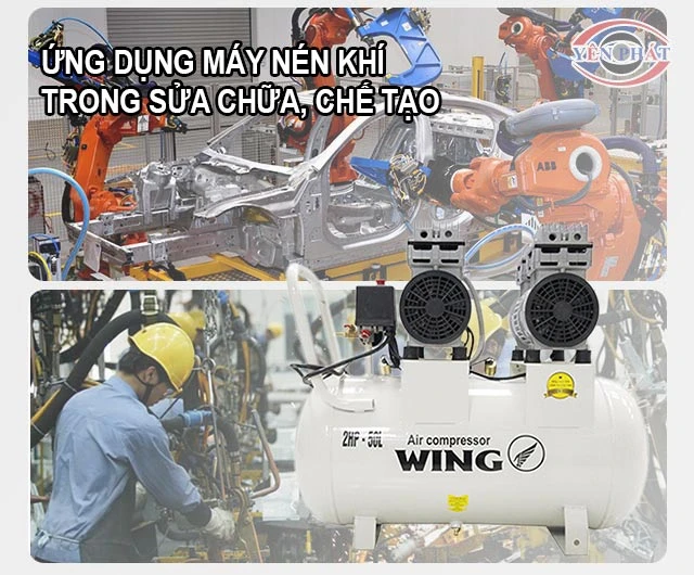 Ứng dụng của Wing TW-OF550X2-50L trong ngành chế tạo