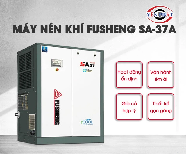 ưu điểm của máy nén hơi trục vít Fusheng SA-37A