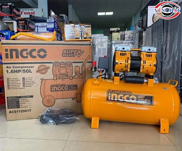 Máy khí nén không dầu INGCO ACS112501T