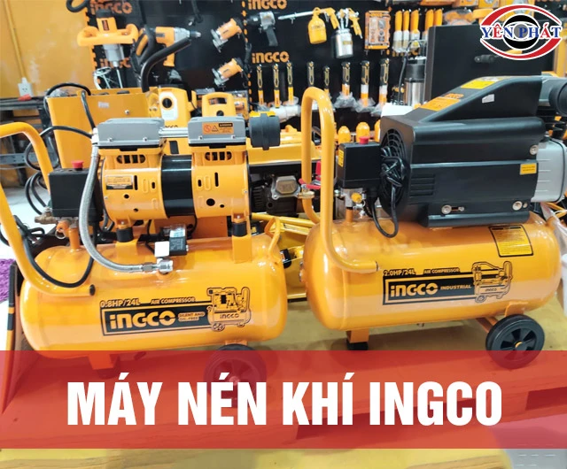 Máy nén khí Ingco: Đa dạng mẫu mã, Vận hành êm, Giá rẻ