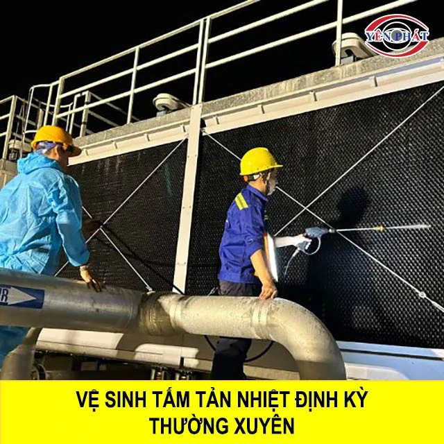 vệ sinh tấm tản nhiệt Kumisai KMS-03 thường xuyên
