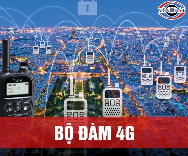 Bộ đàm 4G: Thiết kế nhỏ gọn, Hiện đại nhưng cực kỳ bền bỉ