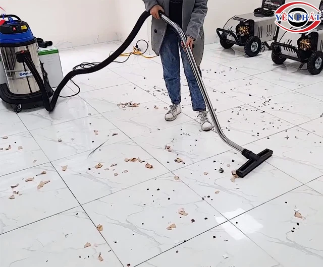 Ứng dụng máy hút bụi hút nước công nghiệp Palada PD40