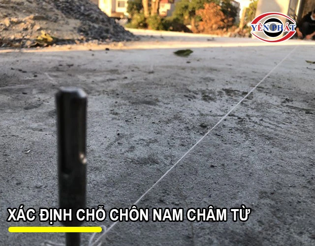 Xác định chỗ chôn nam châm từ