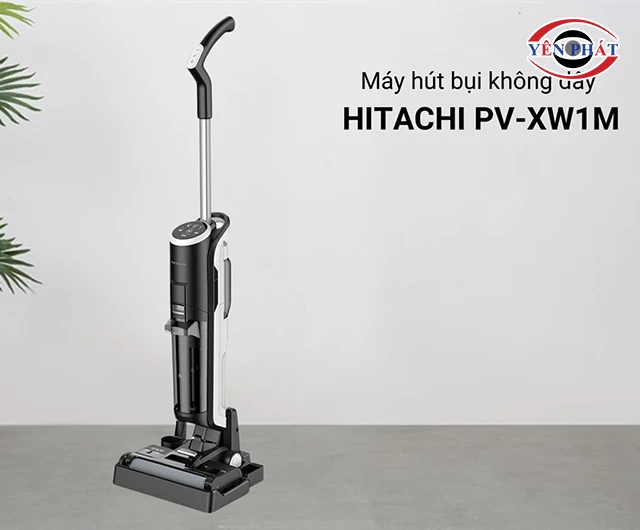 Cây lau nhà thông minh dùng điện Hitachi PV-XW1M
