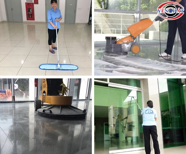Vệ sinh công nghiệp gồm những gì