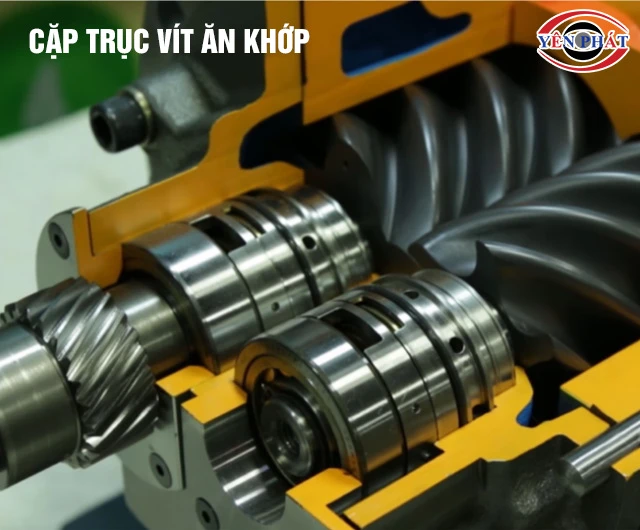 Nguyên lý máy nén khí screw