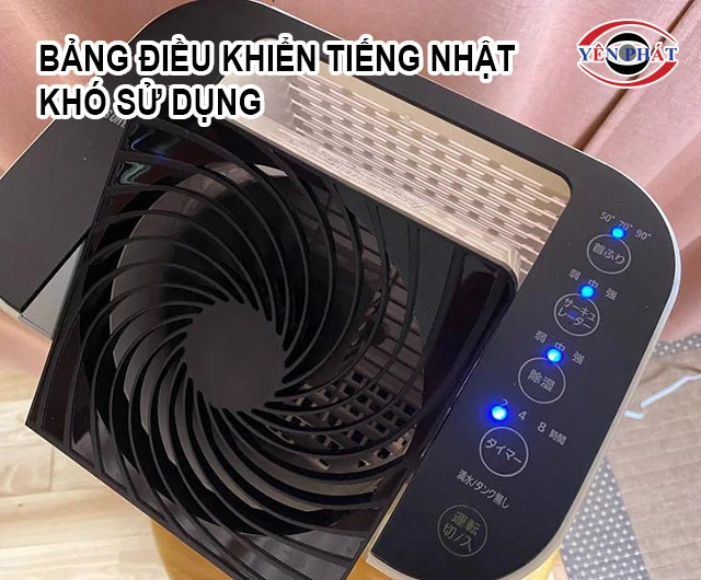 máy hút ẩm khó sử dụng