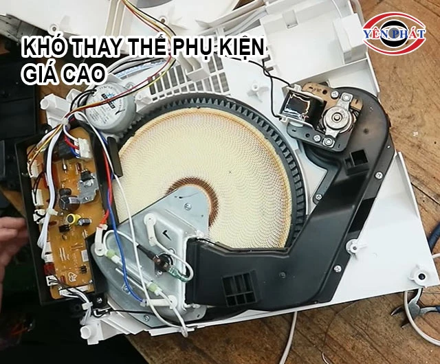 khó thay thế phụ kiện
