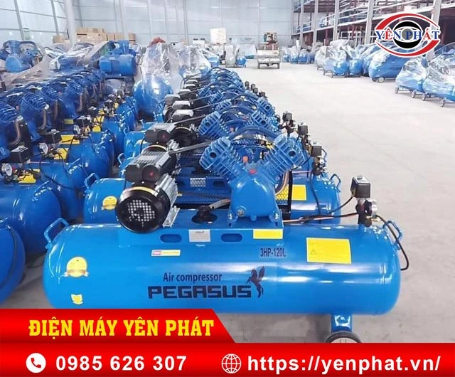 yên phát cung cấp máy nén khí dùng xăng chính hãng