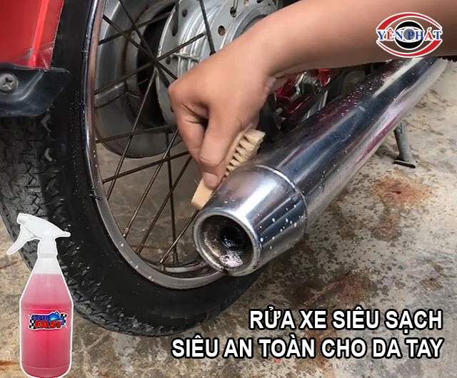 An toàn cho bề mặt xe và da tay